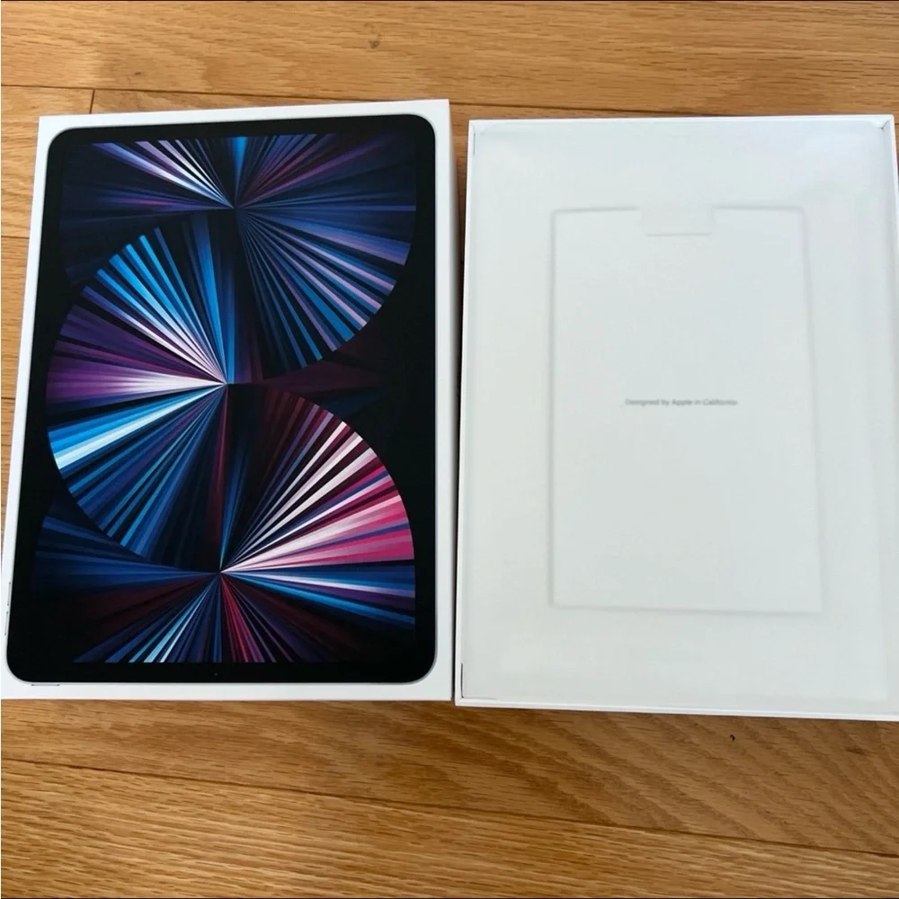 iPad Pro 3rd generation BOX with AC charger and USB-c cable only